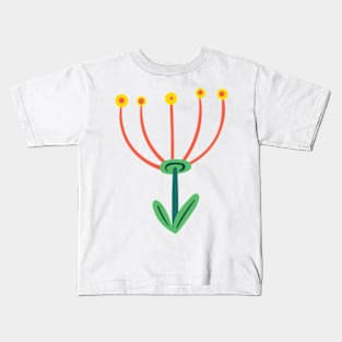 Woman Flowers Kids T-Shirt